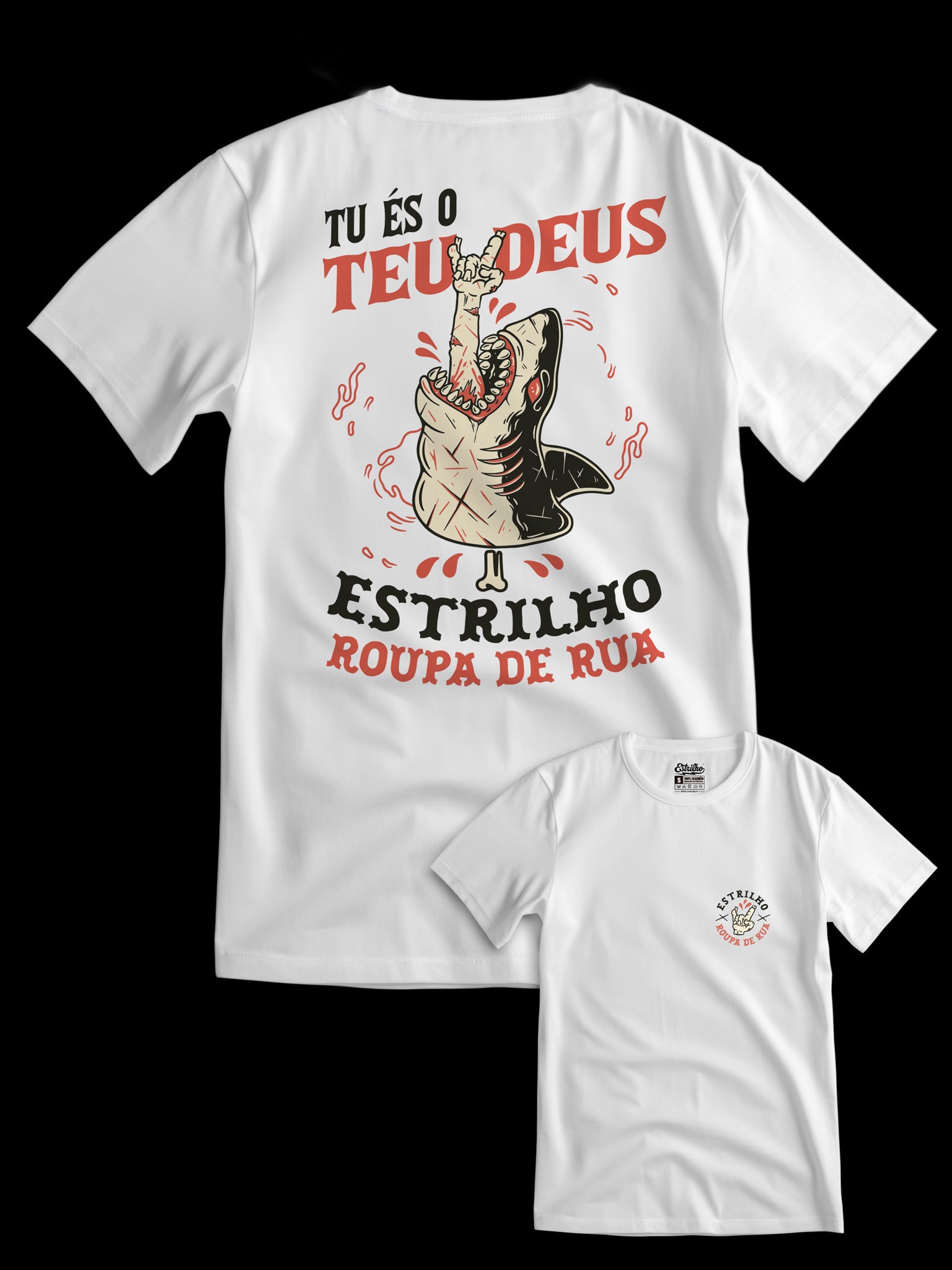 Tshirt Deusa - Branca - Estrilho-Estrilho