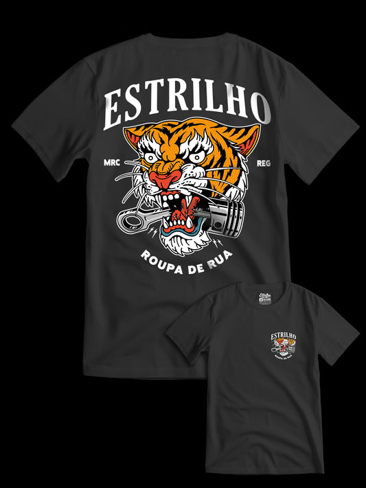 Tshirt Leão - Preta - Estrilho