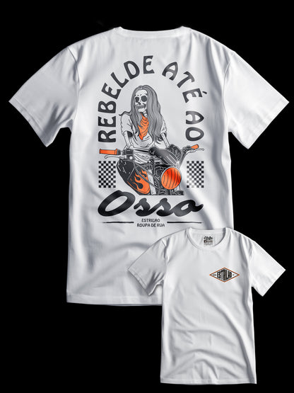 Tshirt Piloto de Café - Osso - Branca