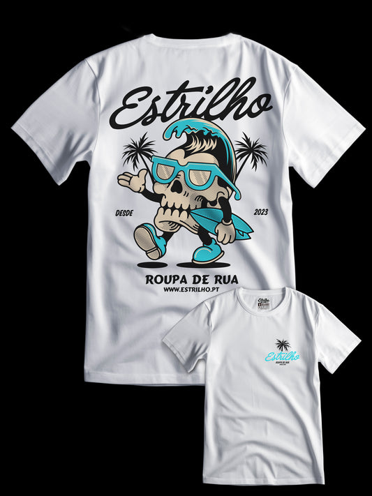 Tshirt Surf - Branca - Estrilho