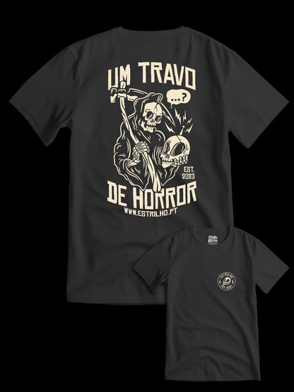 Tshirt Horror - Preta - Estrilho-Estrilho