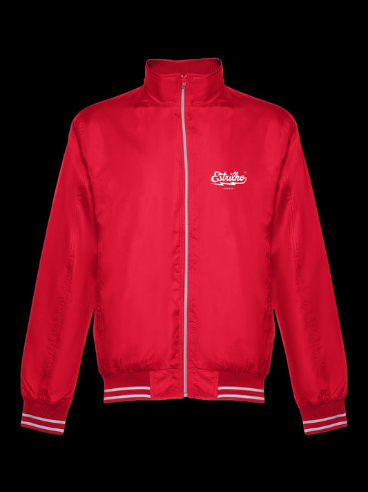 Bomber Vermelho com Logotipo Branco - Estrilho-Estrilho