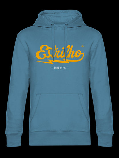 Hoodie Turquesa com Logotipo Bordado - Estrilho-Estrilho