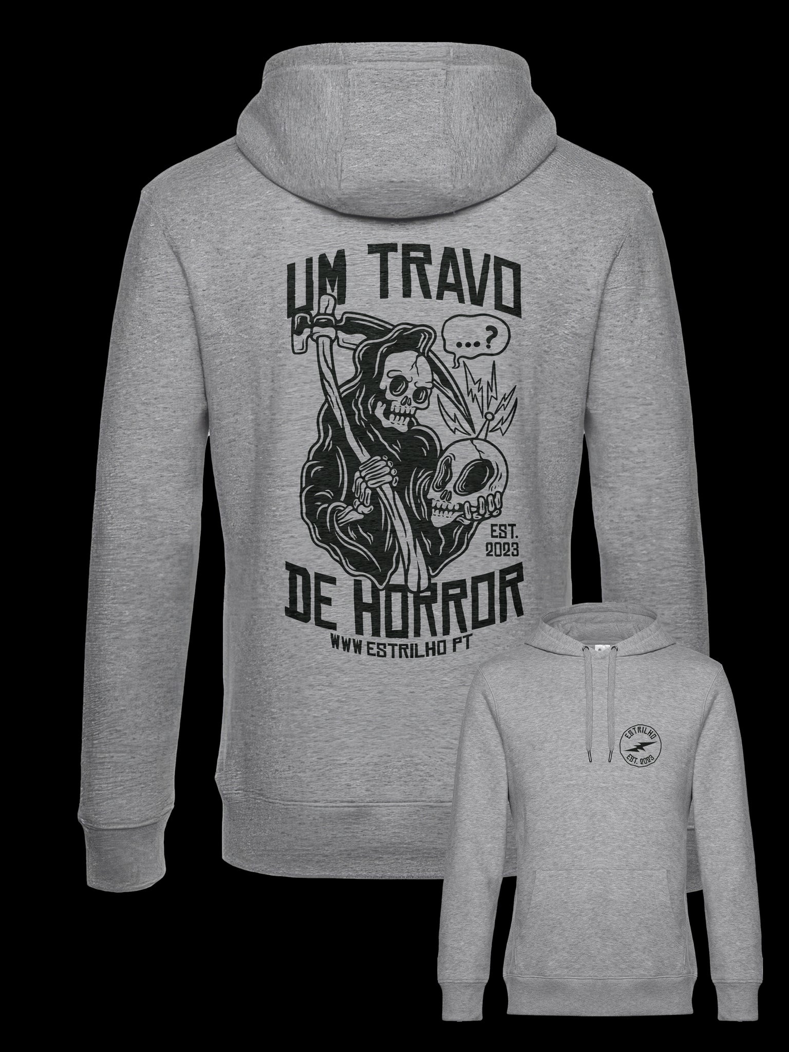 Hoodie Horror Mesclado - Estrilho-Estrilho