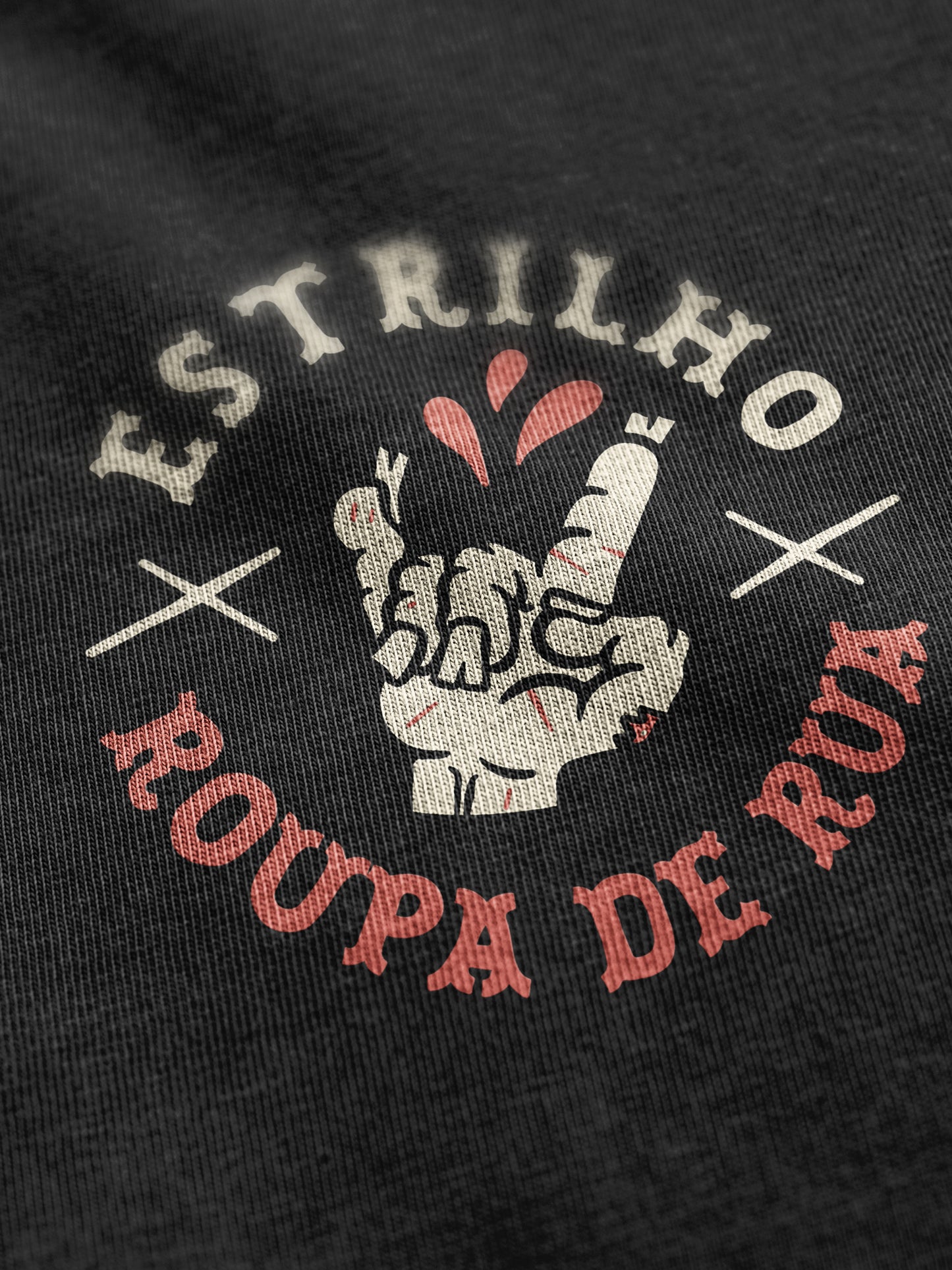 Tshirt Deusa - Preta - Estrilho-Estrilho