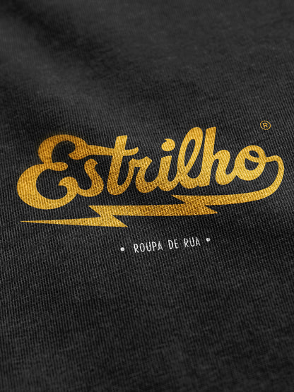 Tshirt Caveira Eletrica - Preta - Estrilho-Estrilho